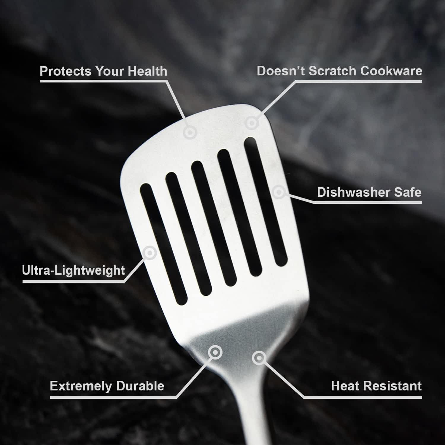 taima pure titanium spatula