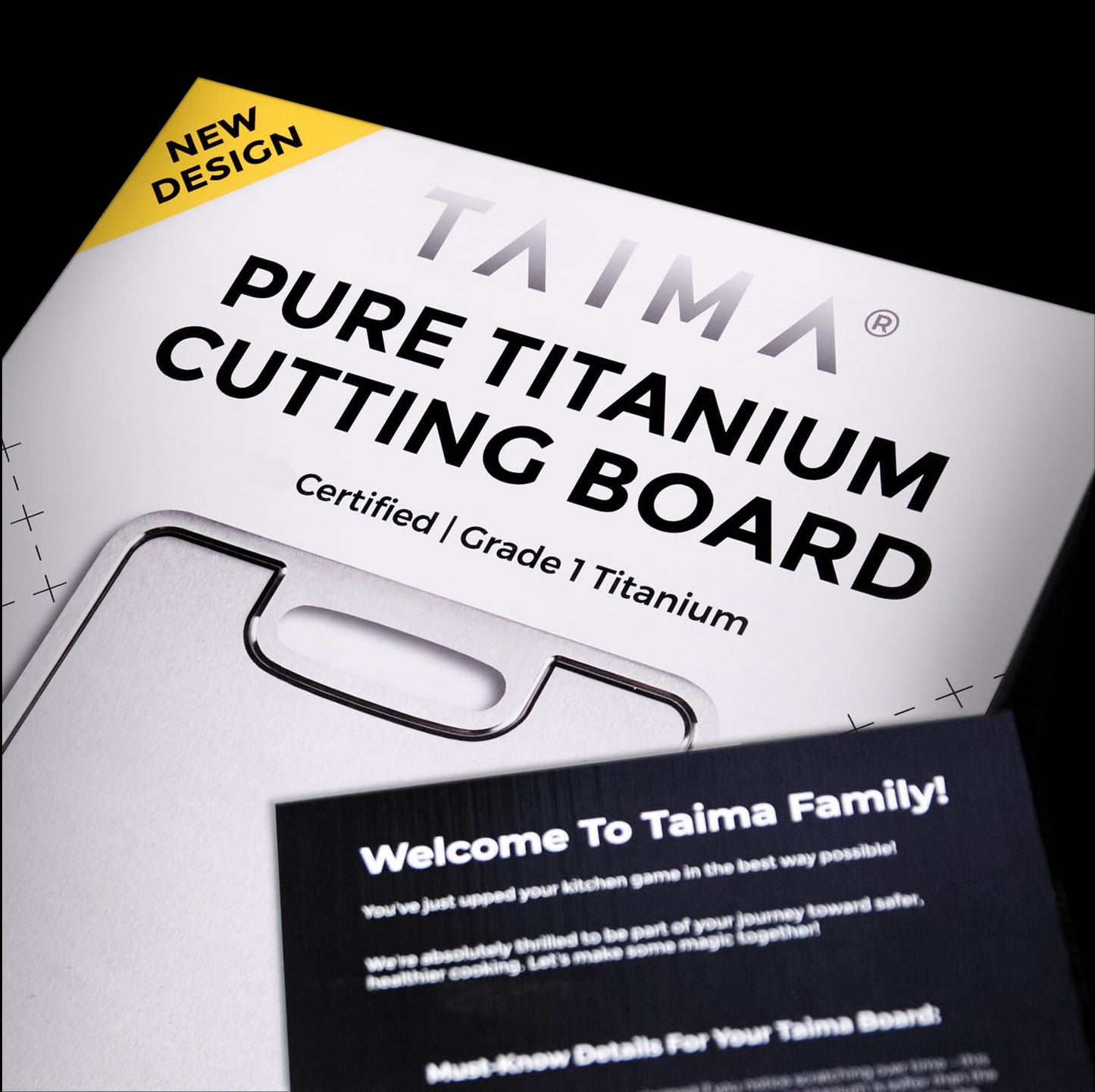Taima pure titanium cutting board packaging